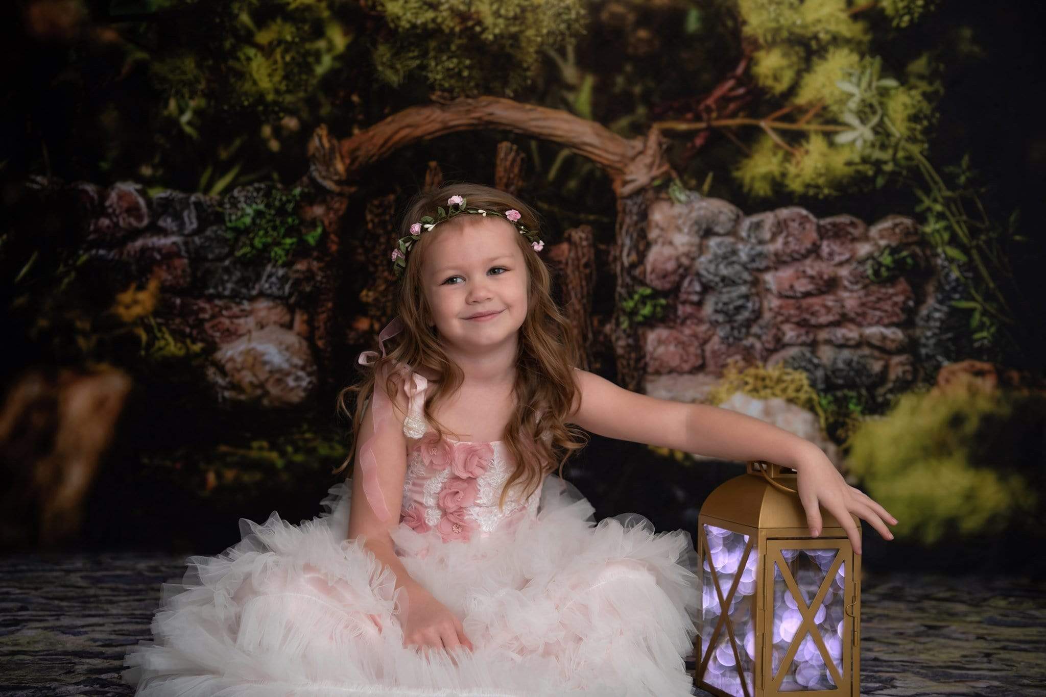 Kate Fairy Forest Gate Spring Backdrop Designed By Arica Kirby - Kate Backdrop AU