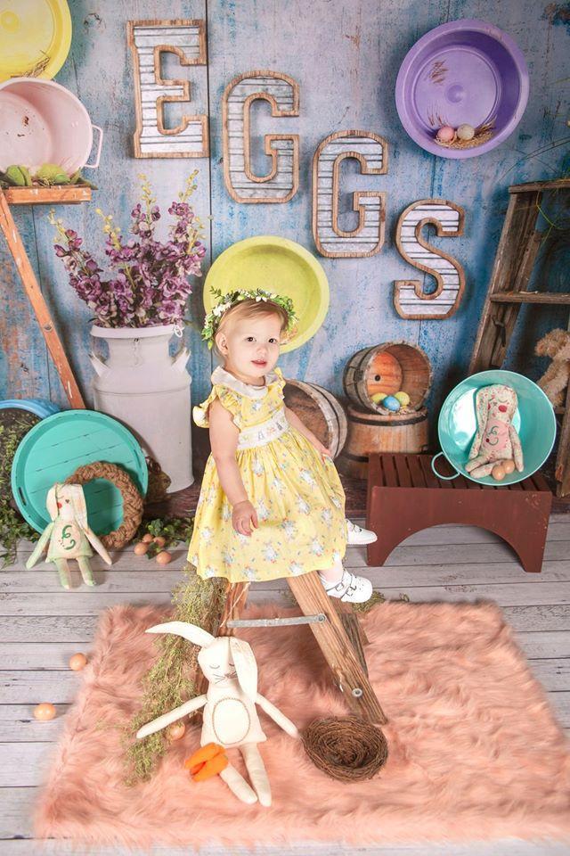 Kate Egg-celent Easter Backdrop designed by Arica Kirby - Kate Backdrop AU