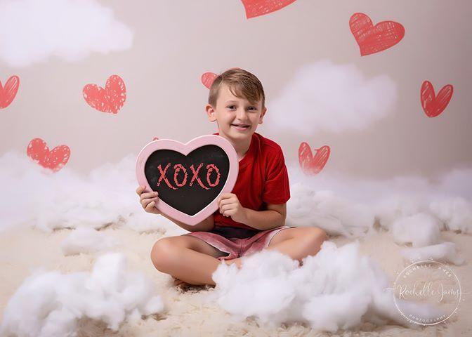 Kate Valentine's Day Red Hearts Backdrop Designed By Jerry_Sina - Kate Backdrop AU