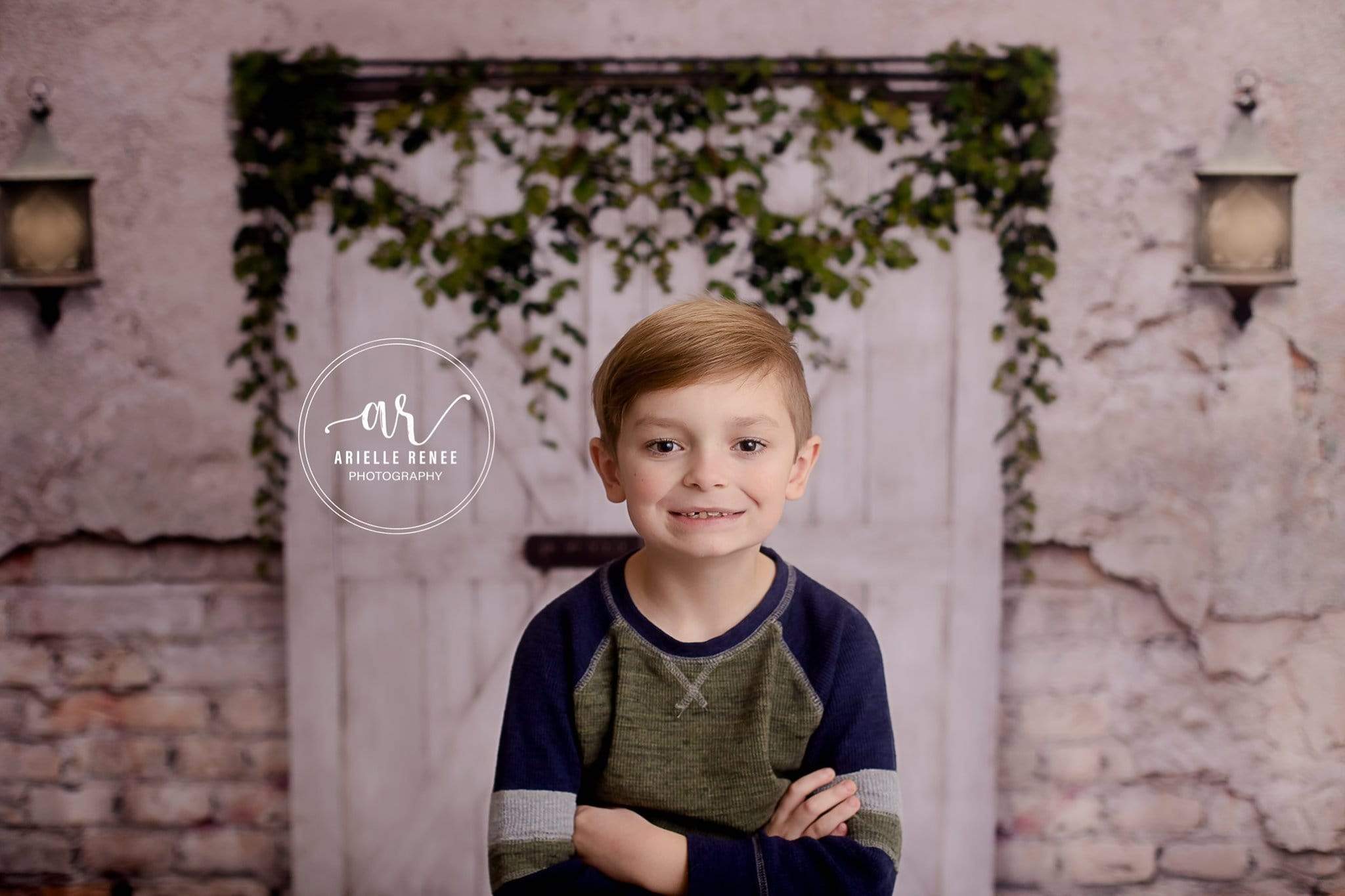 Kate Spring Vintage Wall Backdrop Barn Door for Photography - Kate Backdrop AU