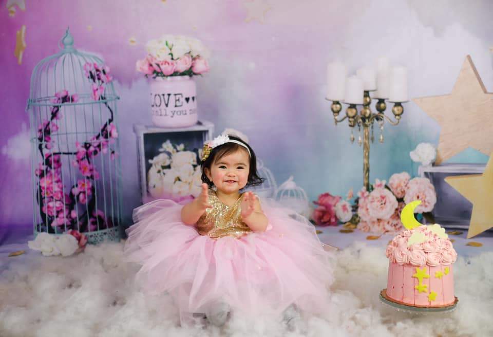 Kate Fantastic Cake smash birthday Backdrop for Photography designed by Studio Gumot - Kate Backdrop AU