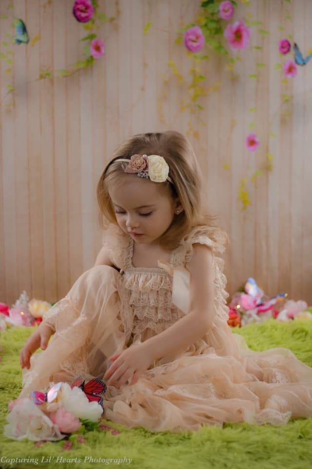 Kate Flower Easter Backdrop wood Floral Background photography - Kate Backdrop AU