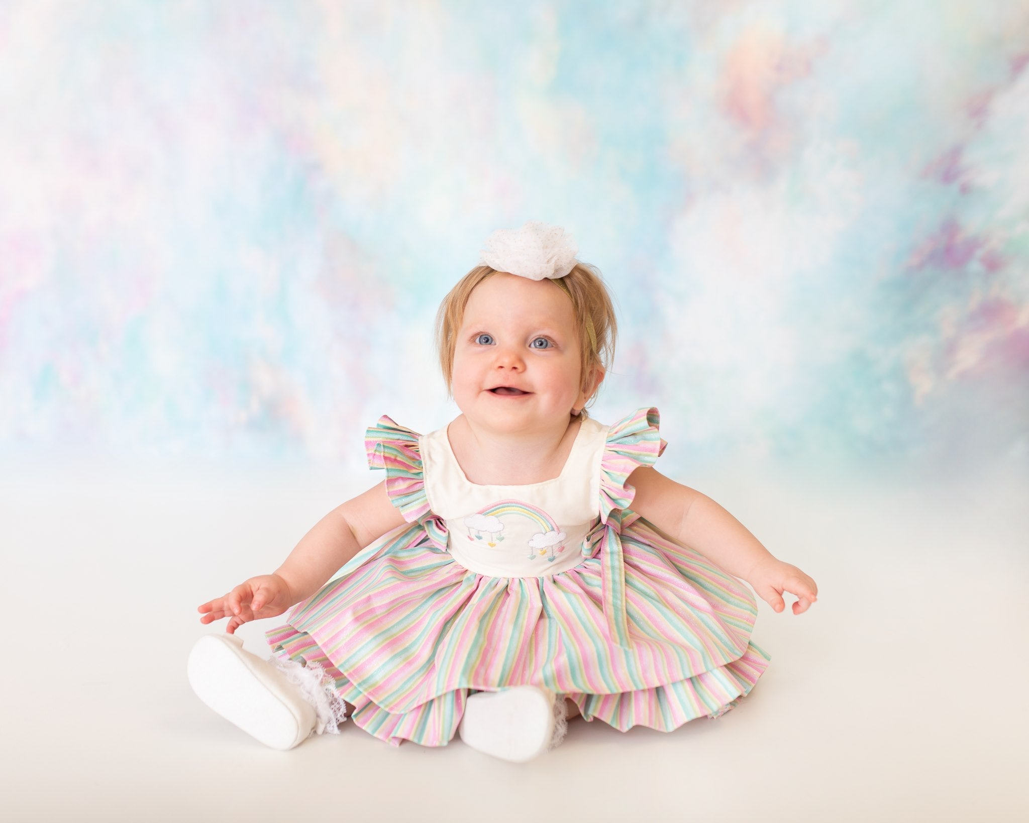 Kate Pastel Smoke Cotton Candy Backdrop Designed By Pine Park Collection - Kate Backdrop AU