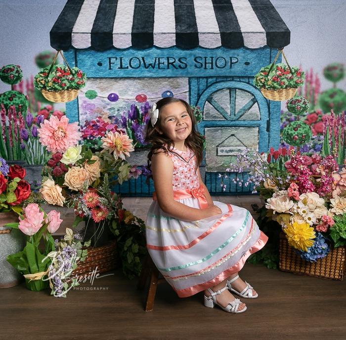 Kate Spring Flower Shop Backdrop Designed By Claire - Kate Backdrop AU