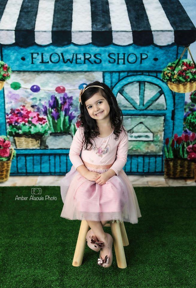 Kate Spring Flower Shop Backdrop Designed By Claire - Kate Backdrop AU