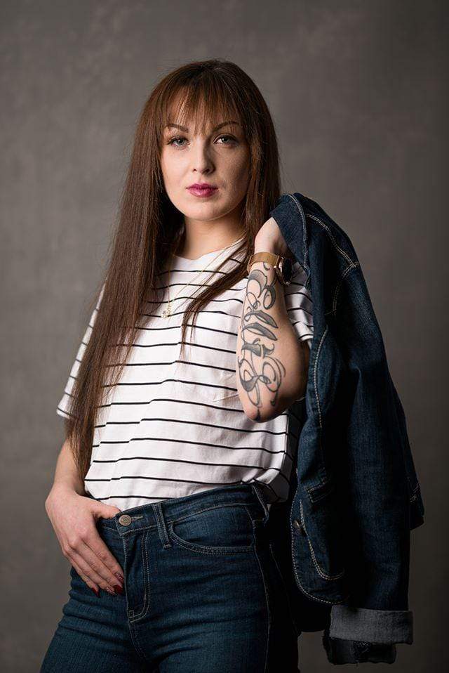 Kate Abstract Texture Cold Tones of Green and Grey Hand Painted Backdrops - katebackdrop AU