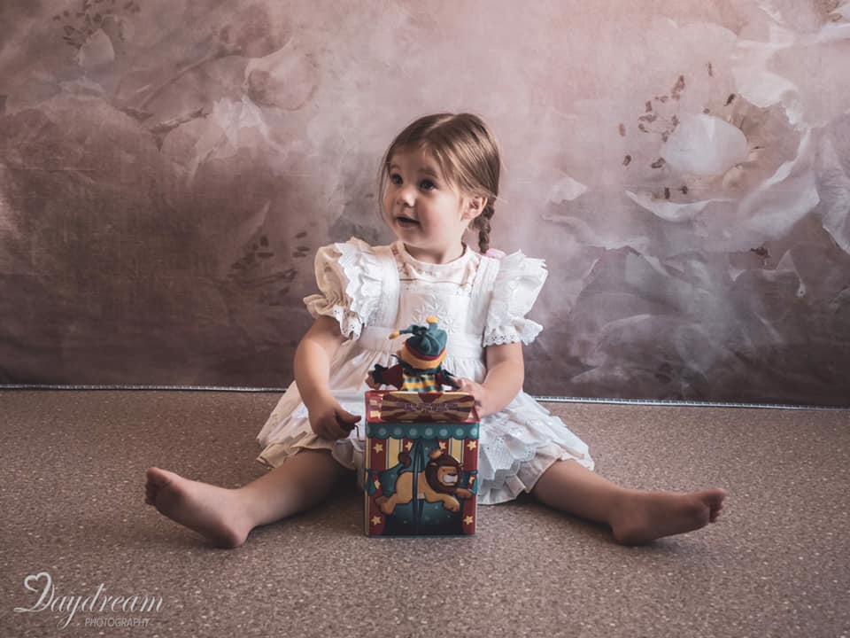 Kate Fine Art Blurry Floral Pink Backdrop Designed by GQ - Kate Backdrop AU