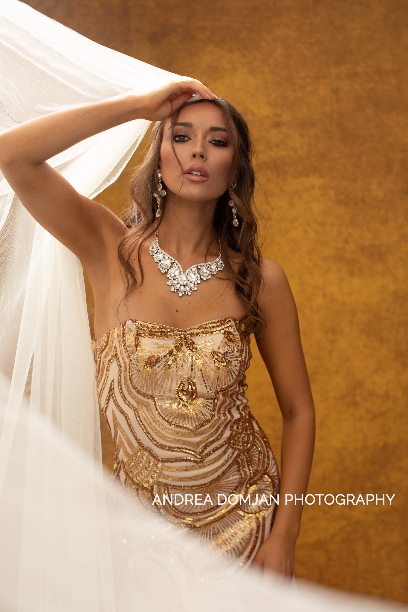 Kate Abstract Gold Backdrop for Photography - Kate Backdrop AU