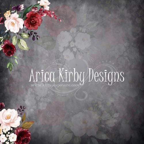 Kate Rose Floral and Abstract Backdrop Designed By Arica Kirby - Kate Backdrop AU