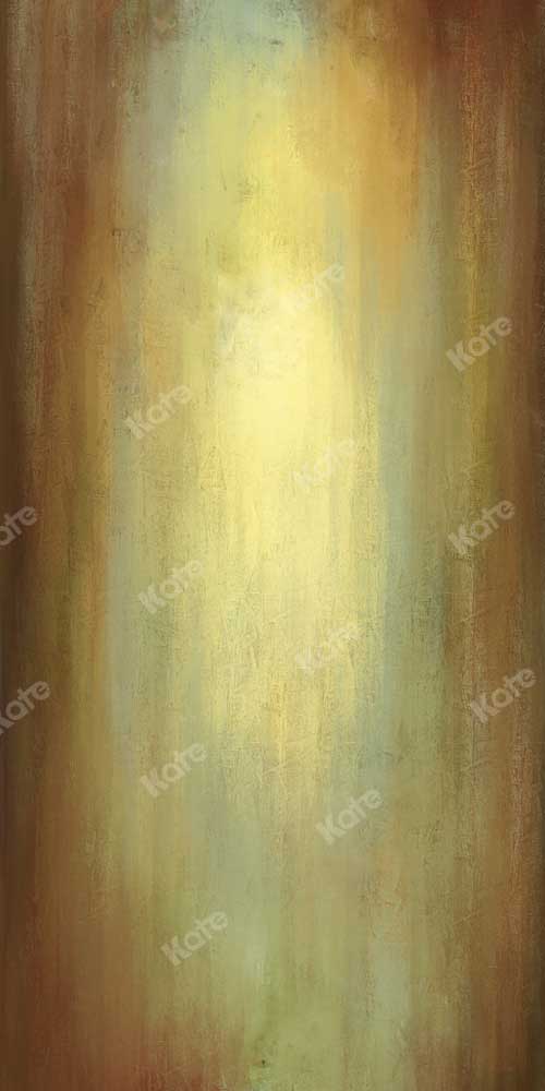 Kate Abstract Sweep Yellow Brown Textured Backdrop Designed by Kate Image - Kate Backdrop AU