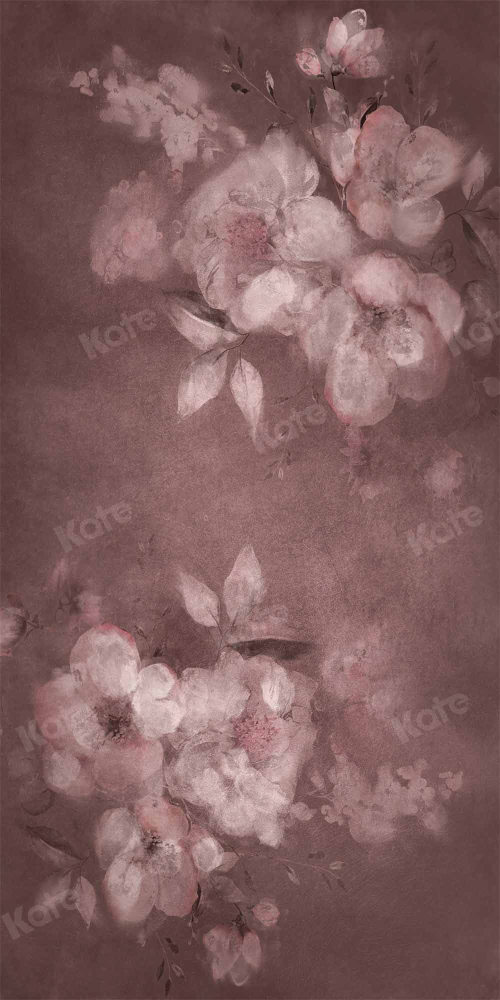 Kate Abstract Flower Backdrop Pink Oil Painting Texture Fine Art Floral Designed by GQ - Kate Backdrop AU