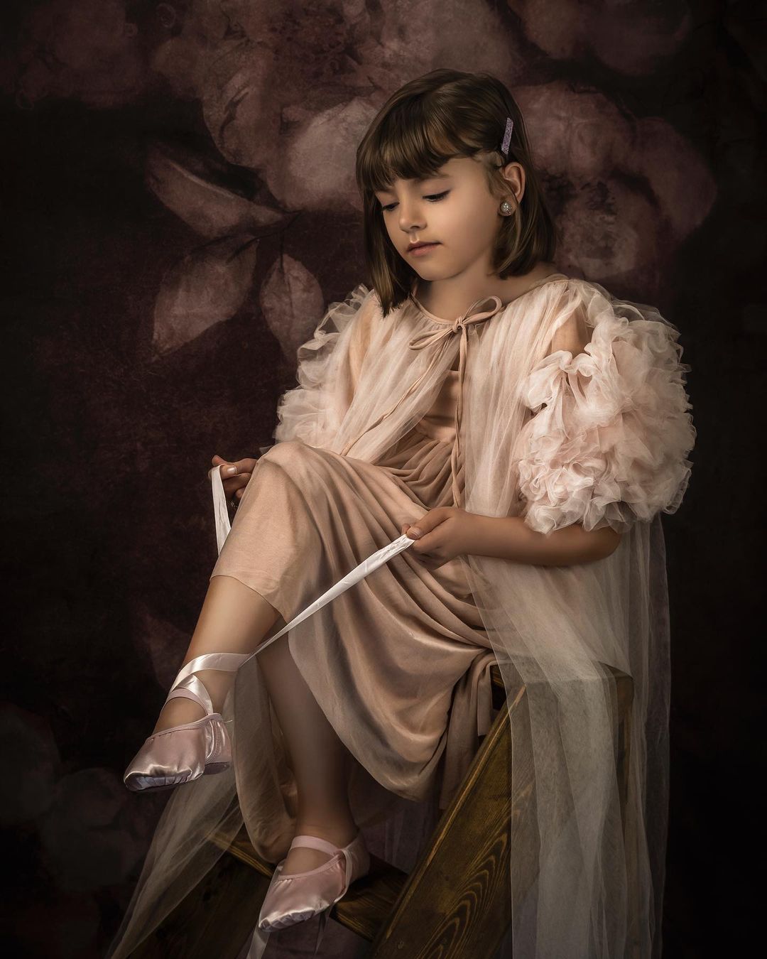 Kate Abstract Flower Backdrop Pink Oil Painting Texture Fine Art Floral Designed by GQ - Kate Backdrop AU