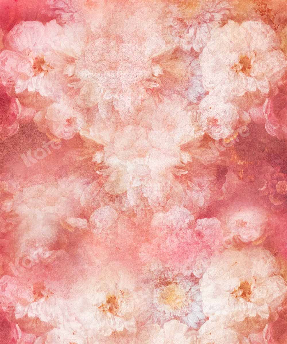 Kate Valentine's Day Texture Backdrop Floral Designed by GQ - Kate Backdrop AU