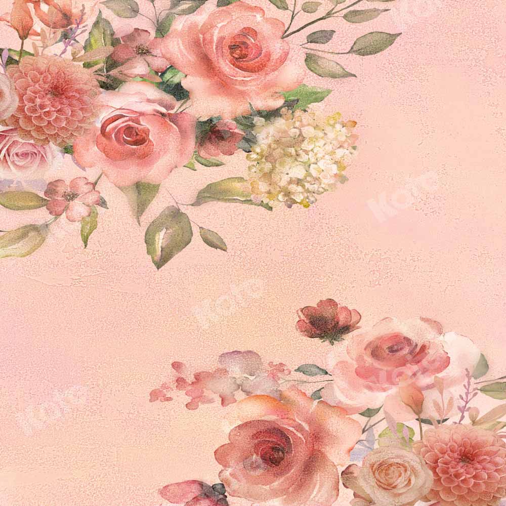 Kate Floral Vintage Backdrop Texture Abstract Designed by Chain Photography - Kate Backdrop AU