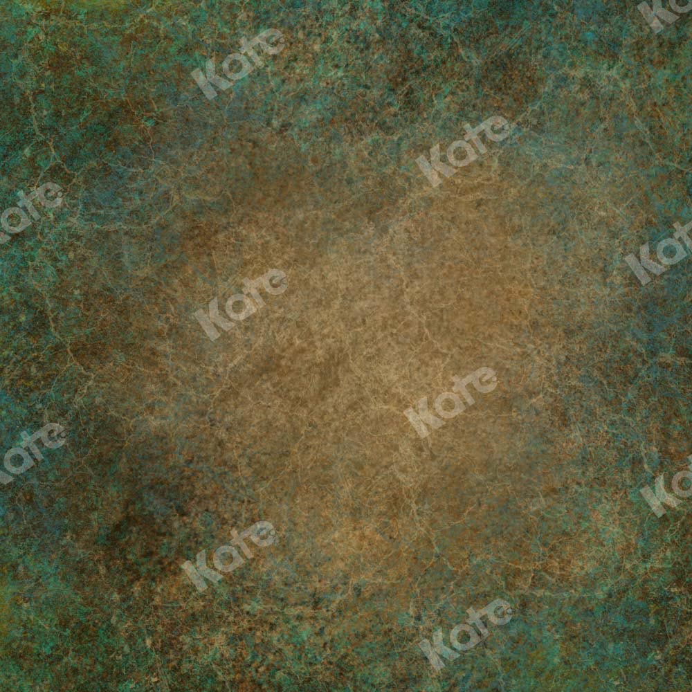 Kate Blue Abstract Texture Backdrop Brown Green Designed by Kate Image - Kate Backdrop AU