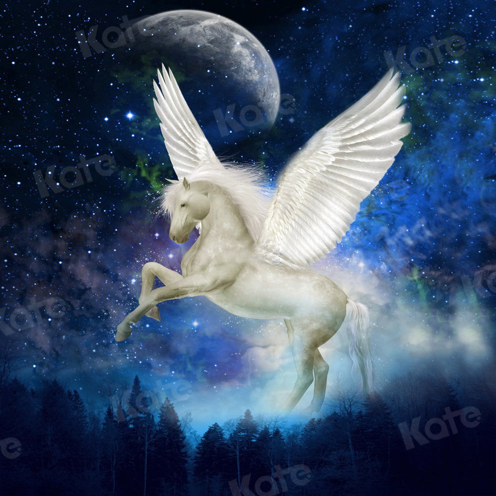 Kate Moonlight Pegasus Backdrop for Photography - Kate Backdrop AU