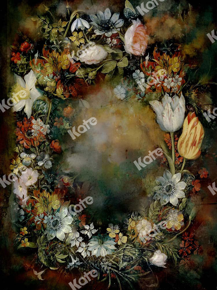 Kate Vintage Floral Abstract Backdrop Portrait Designed by Kate Image - Kate Backdrop AU