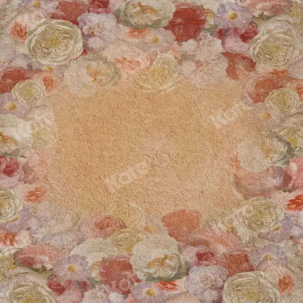 Kate Fine Art Backdrop Retro Floral Portrait Oil Painting Designed by Chain Photography - Kate Backdrop AU