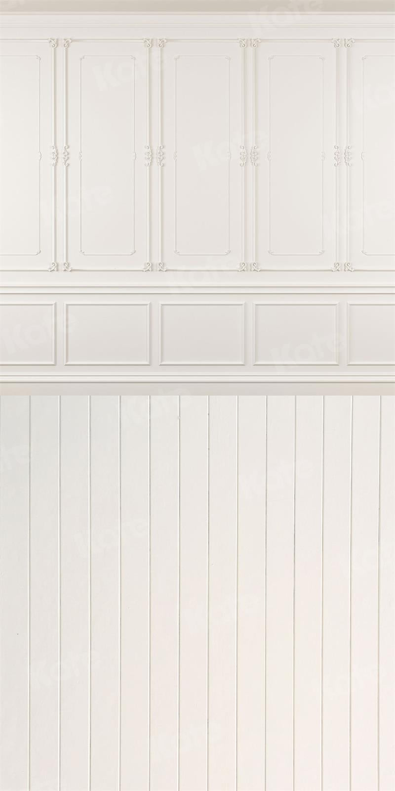 Kate Sweep White Vintage Wall Board Backdrop for Photography - Kate Backdrop AU