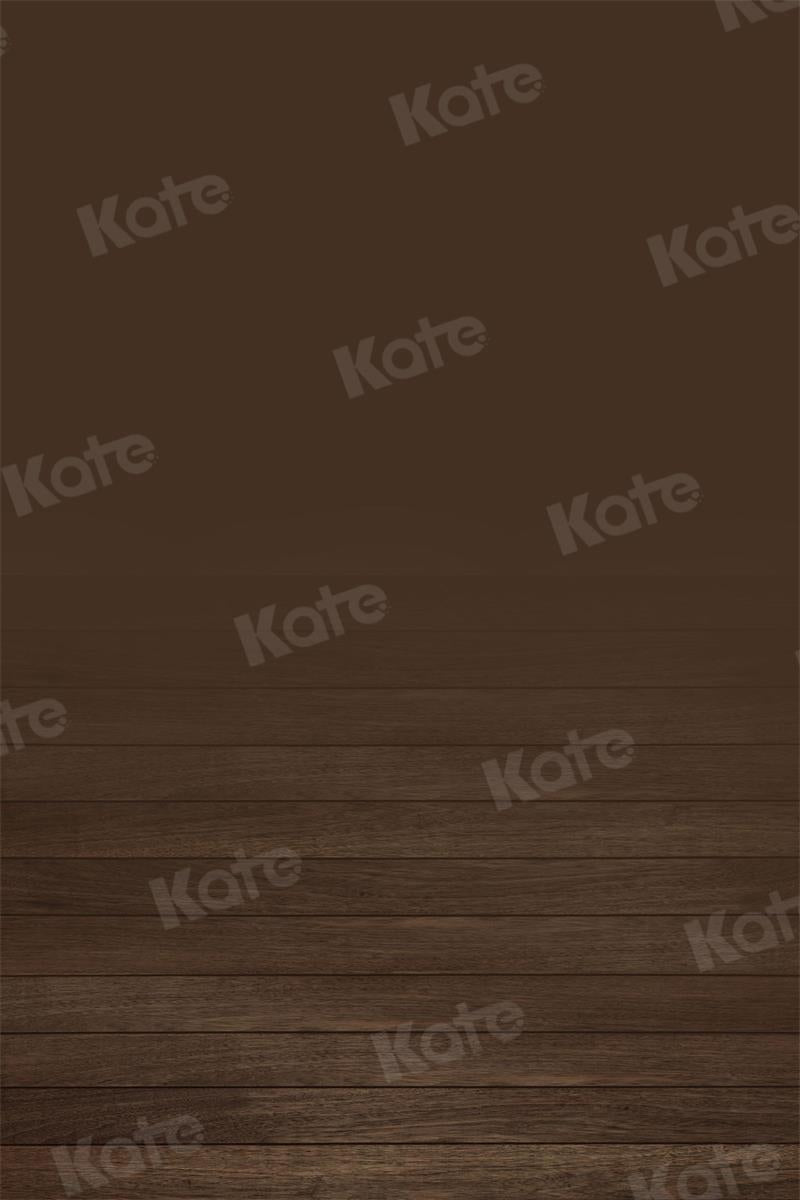 Kate Chocolate Abstract Backdrop Wood Plank Texture for Photography - Kate Backdrop AU