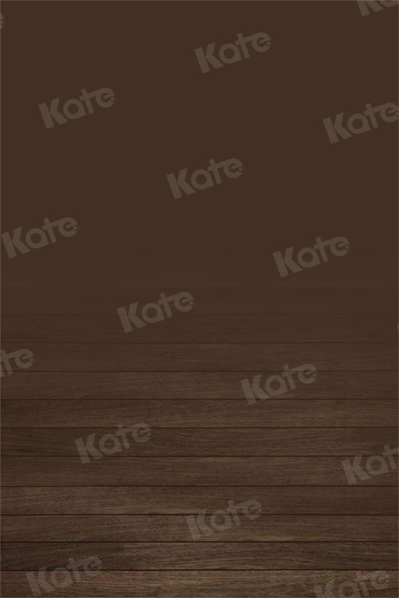 Kate Chocolate Abstract Backdrop Wood Plank Texture for Photography - Kate Backdrop AU