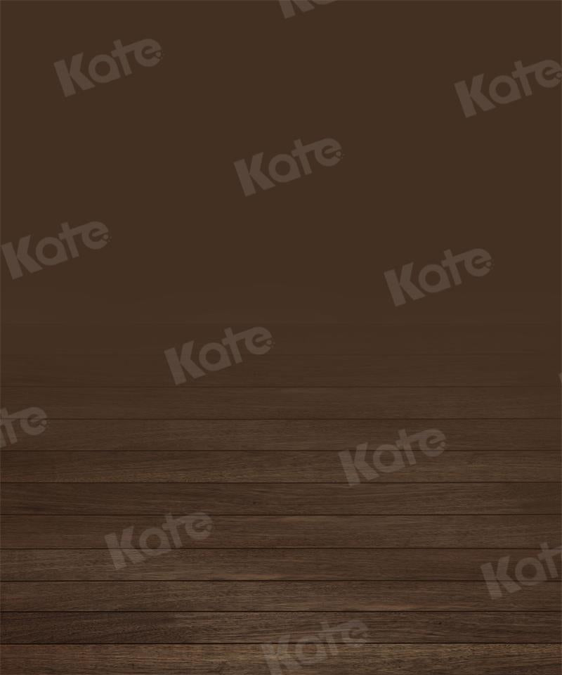 Kate Chocolate Abstract Backdrop Wood Plank Texture for Photography - Kate Backdrop AU
