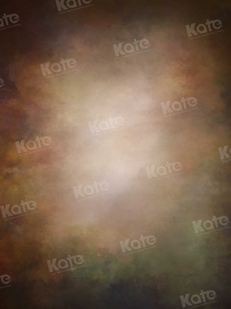 Kate Abstract Backdrop Film Brown mixed Green Designed by Chain Photography - Kate Backdrop AU