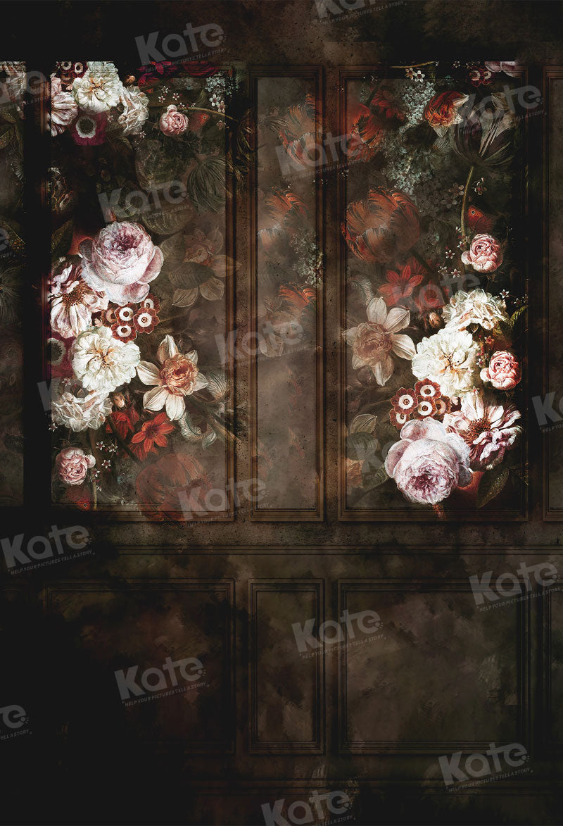 Kate Fine Art Retro Floral Wall Backdrop for Photography - Kate Backdrop AU