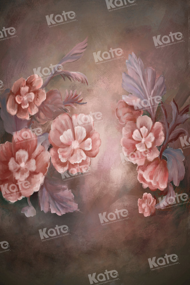 Kate Vintage Flowers Hand Painted Backdrop Fine Art Designed by GQ - Kate Backdrop AU