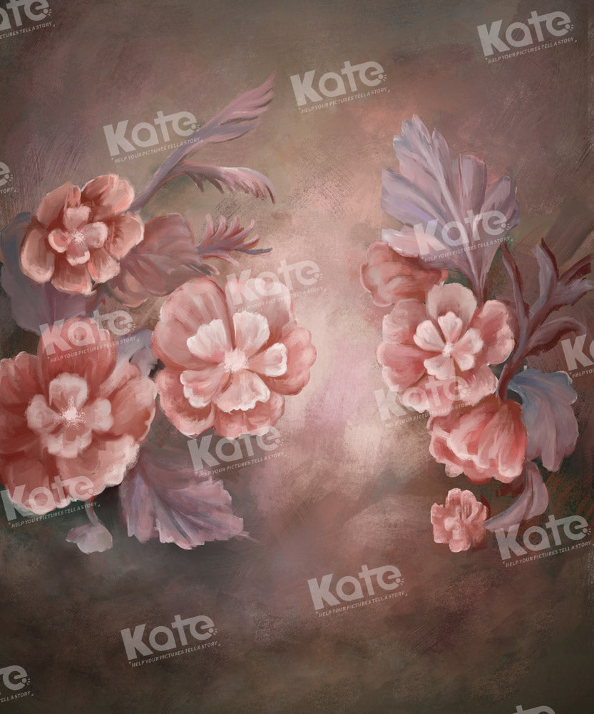 Kate Vintage Flowers Hand Painted Backdrop Fine Art Designed by GQ - Kate Backdrop AU