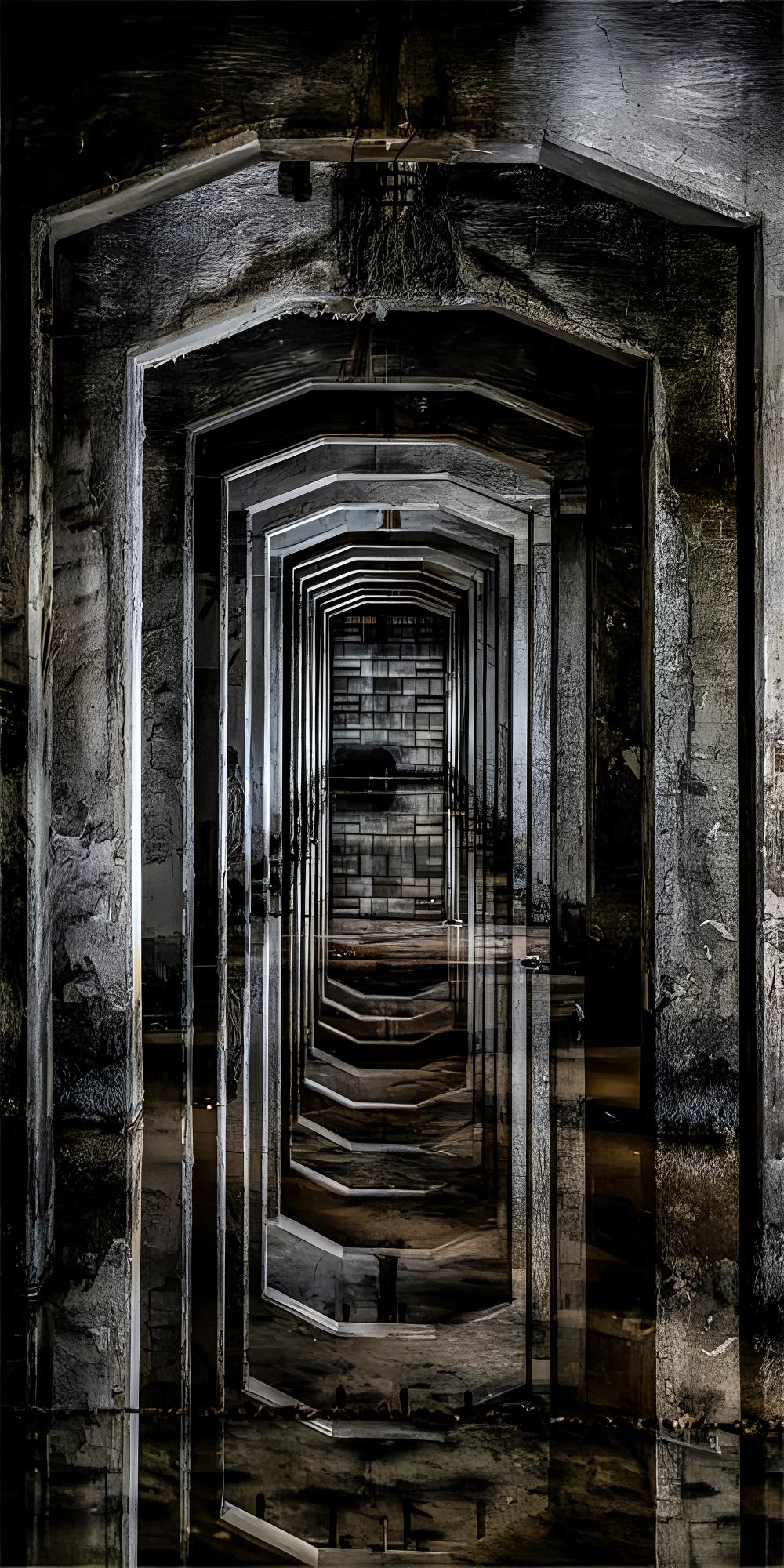 Kate Construction Tunnel Backdrop for Photography - Kate Backdrop AU