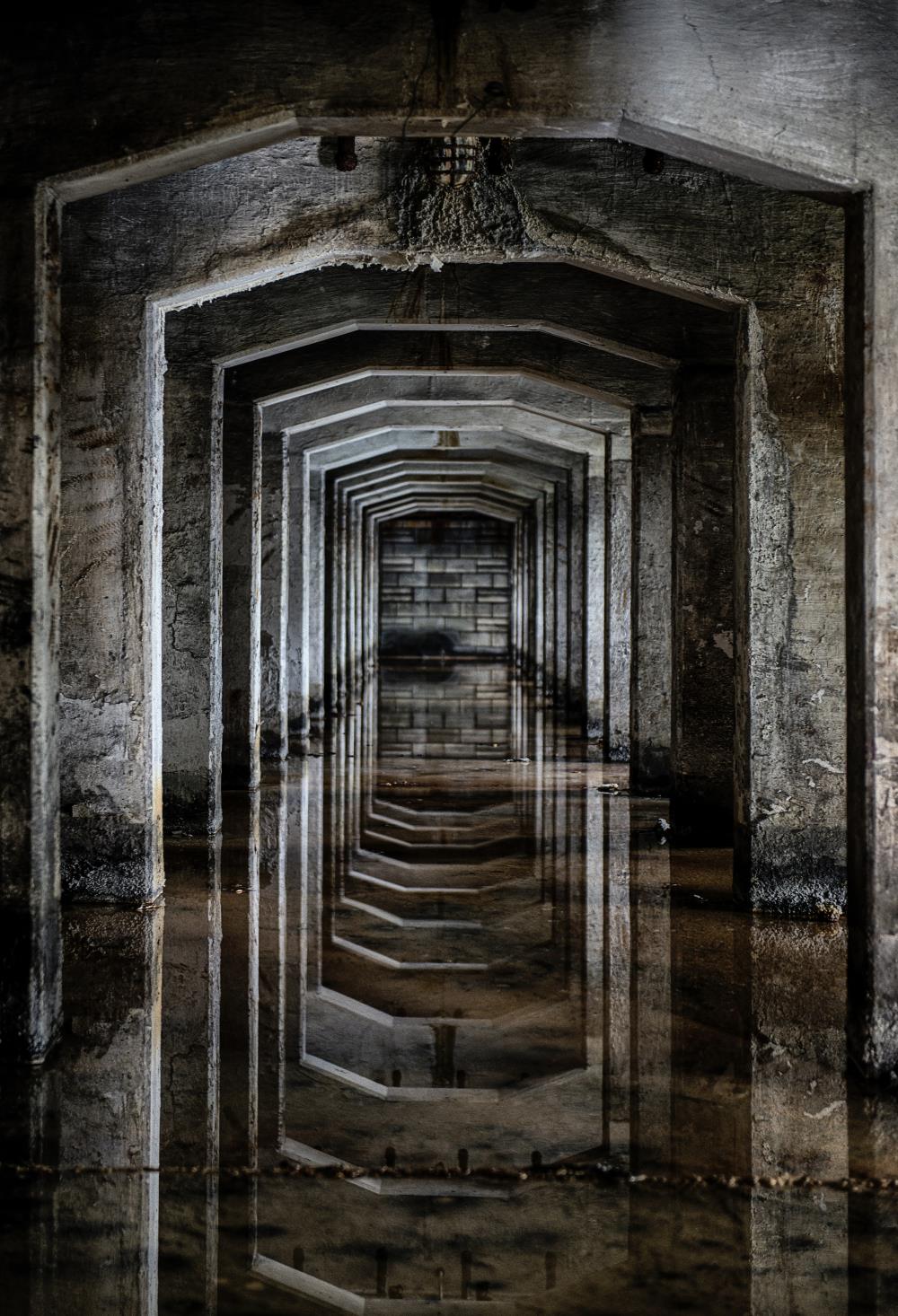 Kate Construction Tunnel Backdrop for Photography - Kate Backdrop AU