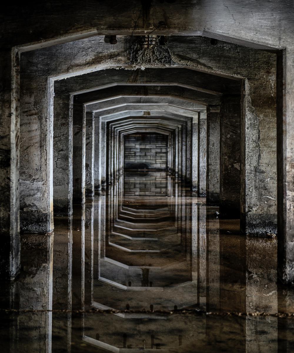 Kate Construction Tunnel Backdrop for Photography - Kate Backdrop AU