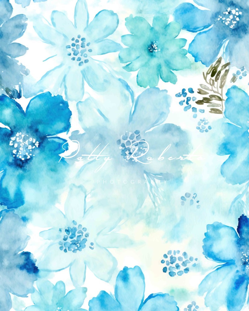 Kate Blue Spring Blue Backdrop Designed by Patty Robertss - Kate Backdrop AU