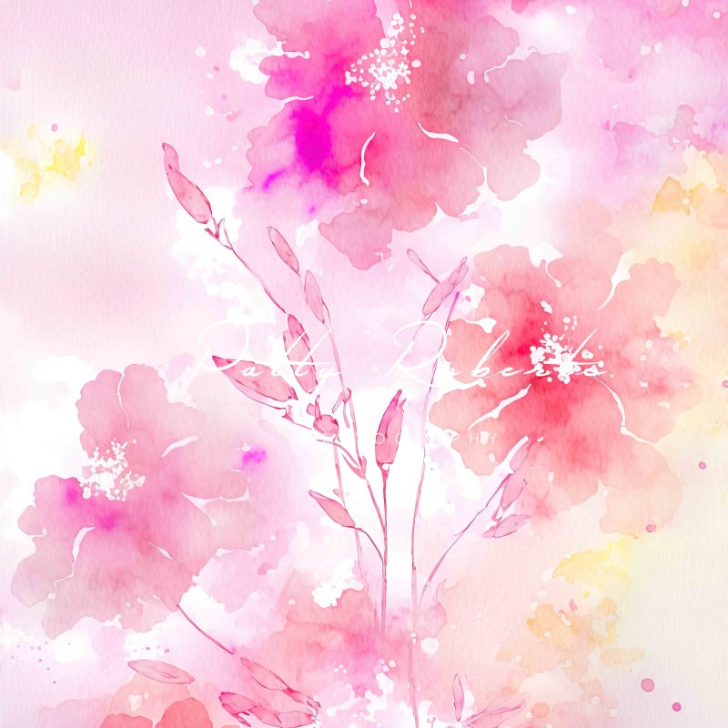 Kate Spring Pink Floral Blossoms Backdrop Designed by Patty Robertss - Kate Backdrop AU