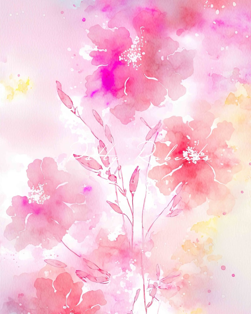 Kate Spring Pink Floral Blossoms Backdrop Designed by Patty Robertss - Kate Backdrop AU