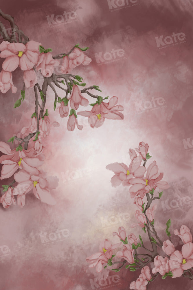 Kate Spring Fine Art Pink Floral Backdrop Designed by GQ - Kate Backdrop AU