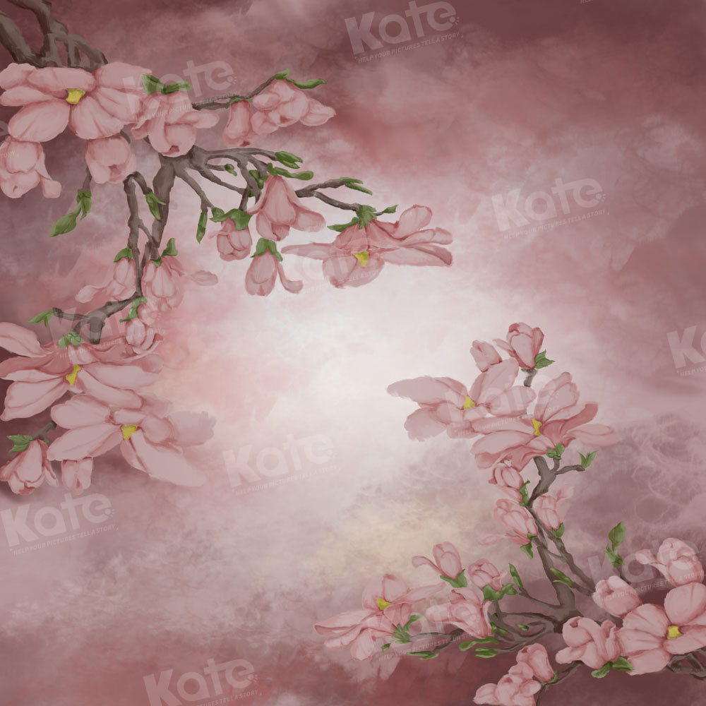Kate Spring Fine Art Pink Floral Backdrop Designed by GQ - Kate Backdrop AU