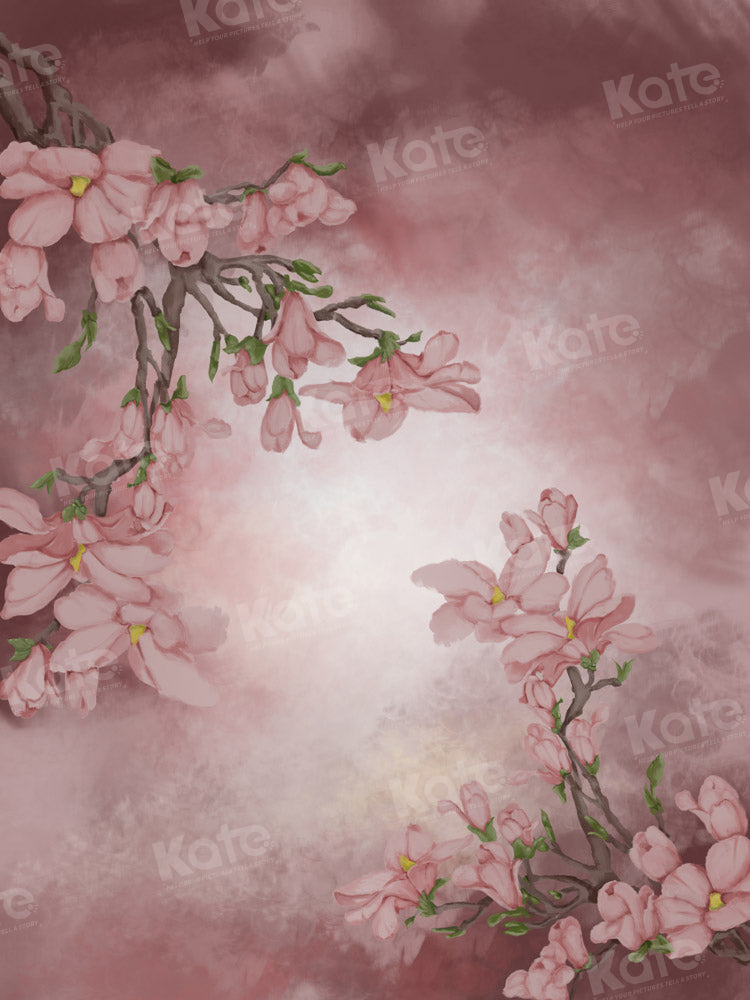 Kate Spring Fine Art Pink Floral Backdrop Designed by GQ - Kate Backdrop AU