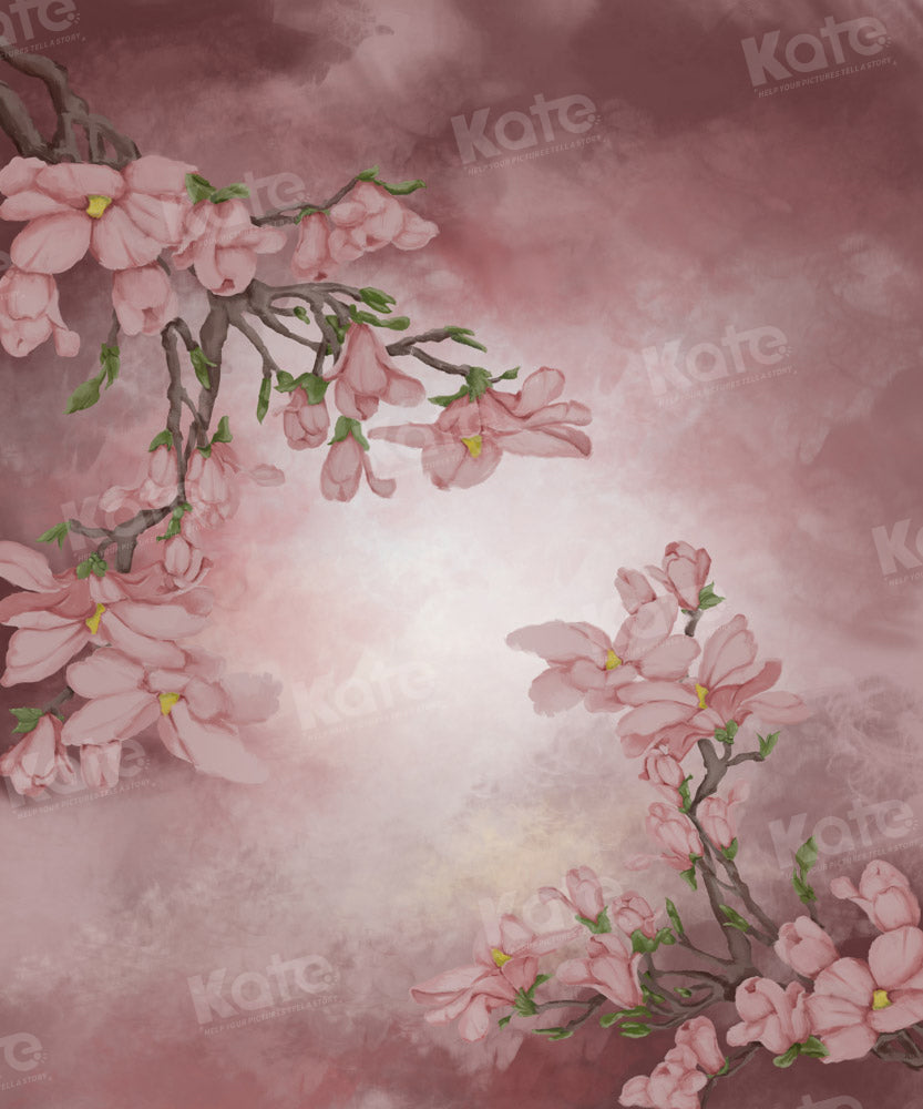 Kate Spring Fine Art Pink Floral Backdrop Designed by GQ - Kate Backdrop AU
