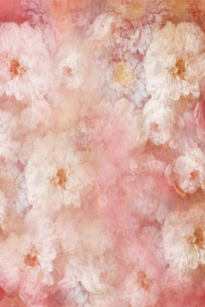 Kate Pink Vintage Flower Backdrop Portrait Designed by GQ - Kate Backdrop AU