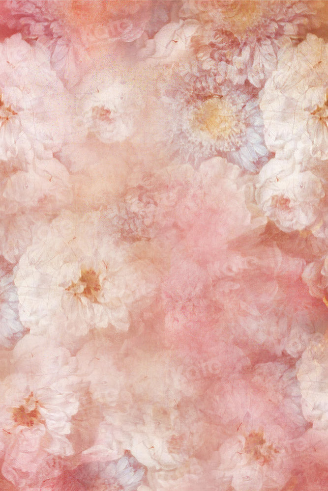 Kate Pink Vintage Flower Backdrop Portrait Designed by GQ - Kate Backdrop AU