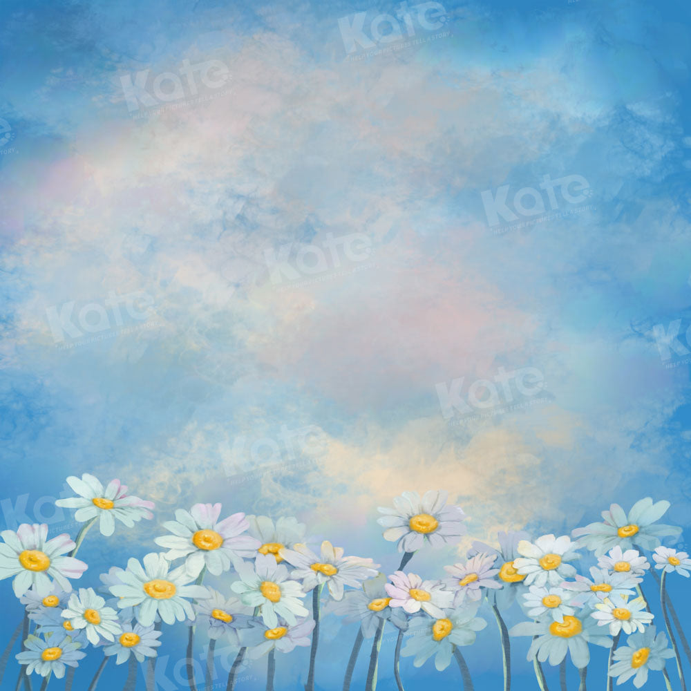 Kate Blue Sky Backdrop Little Flower Designed by GQ - Kate Backdrop AU