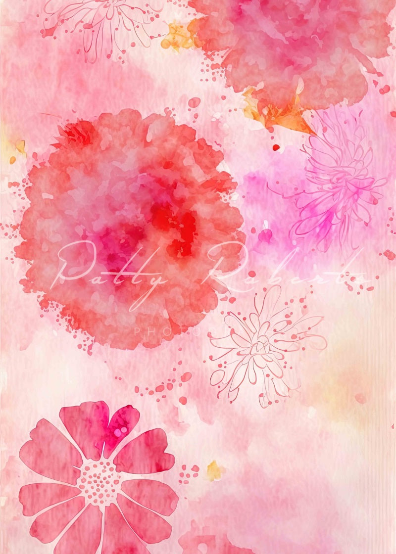 Kate Blooming Blessing Backdrop Portrait Flowers Texture Designed by Patty Robertss - Kate Backdrop AU
