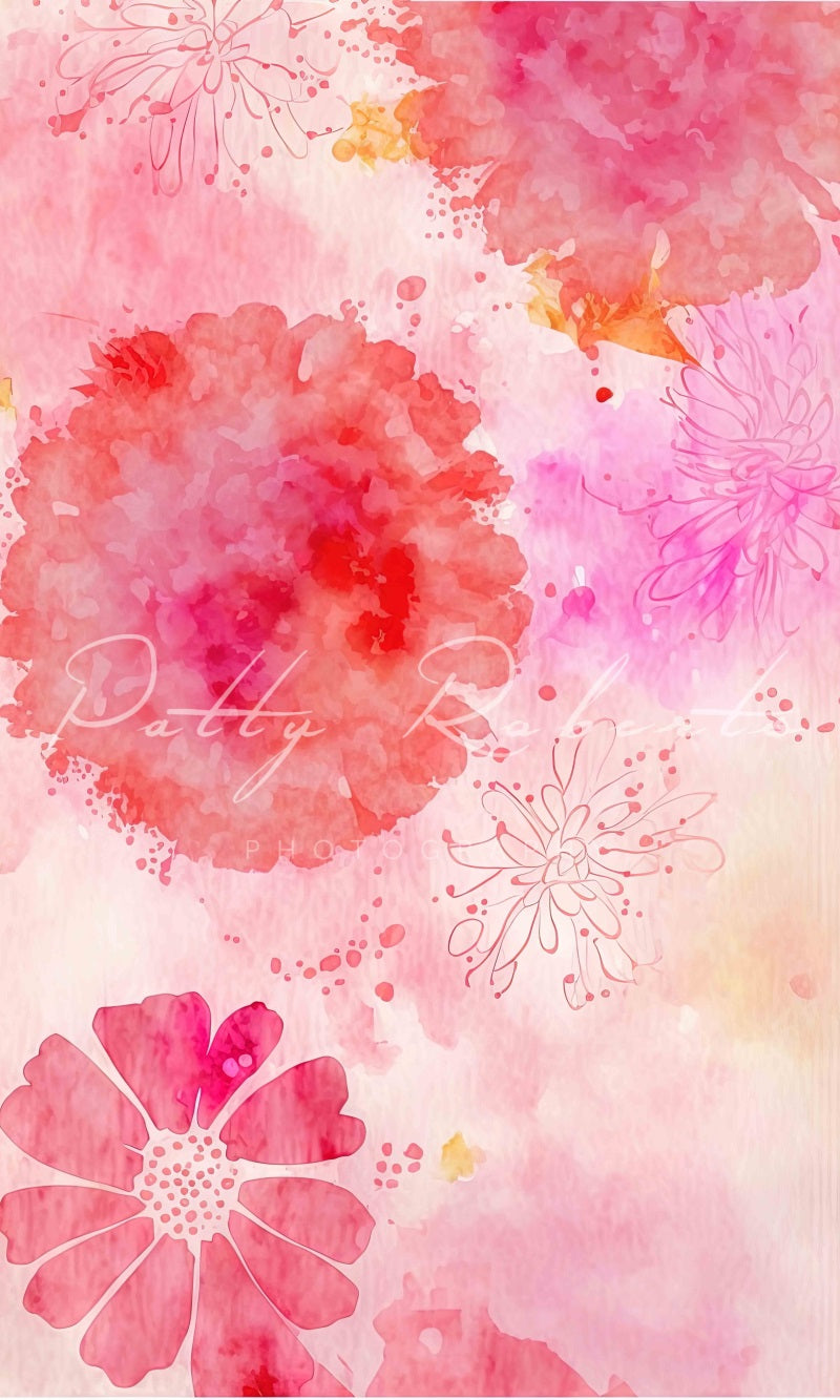 Kate Blooming Blessing Backdrop Portrait Flowers Texture Designed by Patty Robertss - Kate Backdrop AU