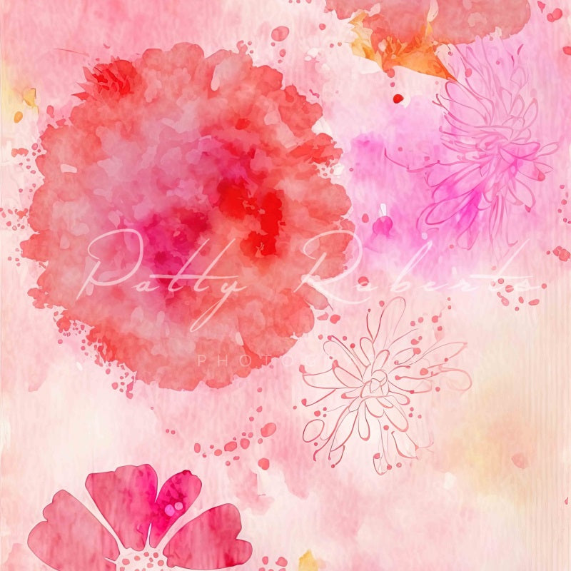 Kate Blooming Blessing Backdrop Portrait Flowers Texture Designed by Patty Robertss - Kate Backdrop AU