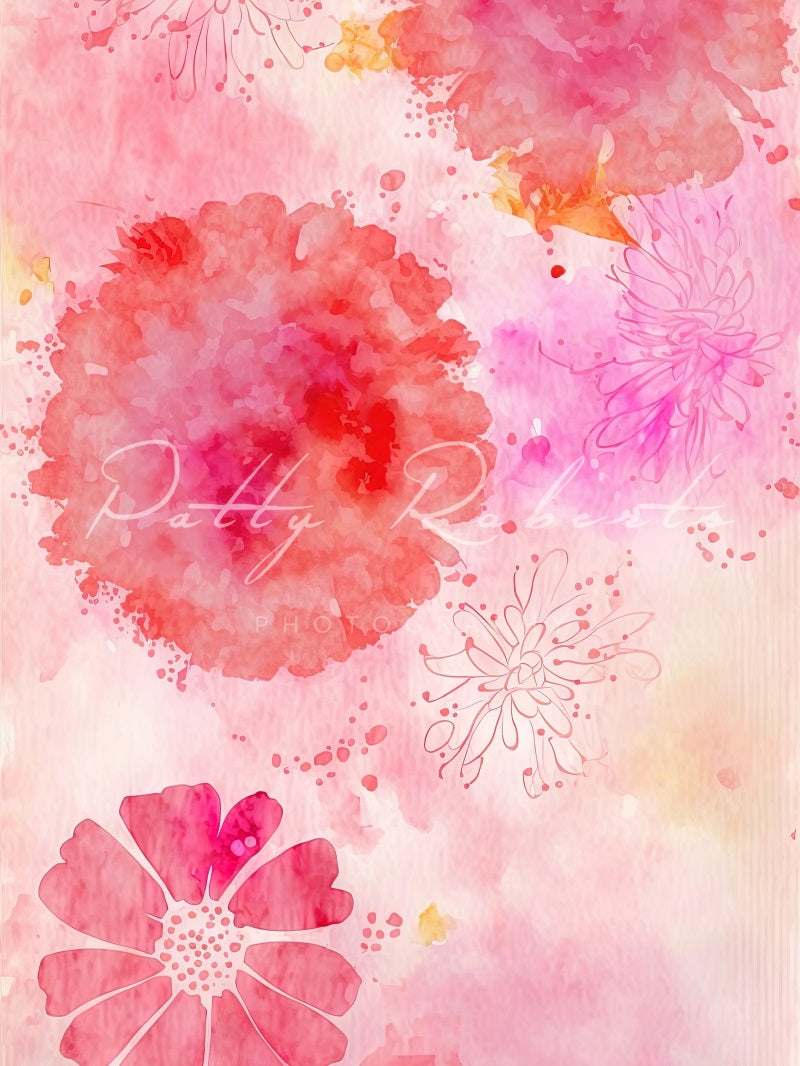 Kate Blooming Blessing Backdrop Portrait Flowers Texture Designed by Patty Robertss - Kate Backdrop AU