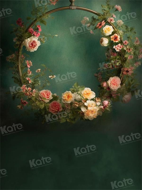 Kate Green Wall Garland Backdrop for Photography - Kate Backdrop AU