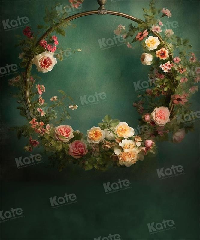 Kate Green Wall Garland Backdrop for Photography - Kate Backdrop AU