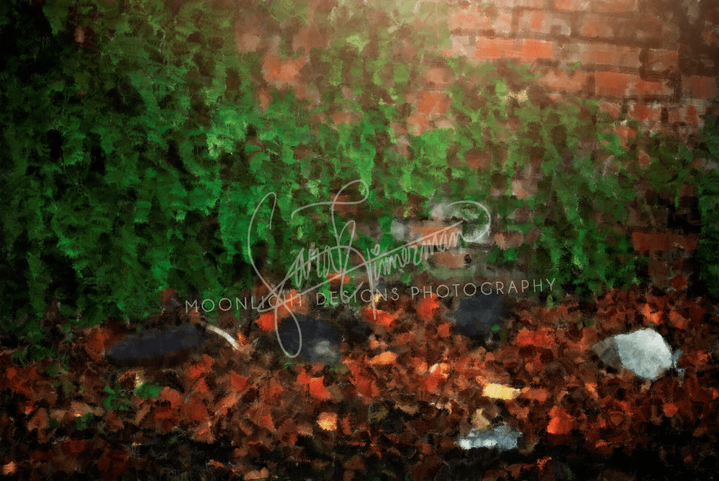 Kate Southern Summer like Oil Painting Brick Backdrop for Photography Designed by Sarah Timmerman - Kate Backdrop AU